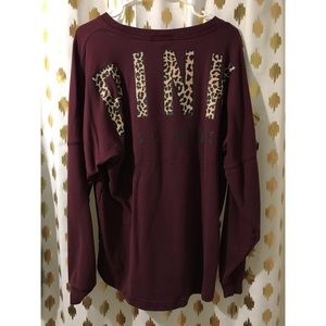 VS Pink long sleeve tee - Large